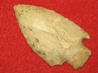 Authentic Native American Artifact Arrowhead 3 " Illinois Smith Point B18