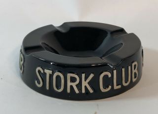 Vintage Stork Club NYC Cigar Pottery Ashtray 2