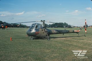 Slide Xl816 Skeeter Helicopter Royal Army,  1977