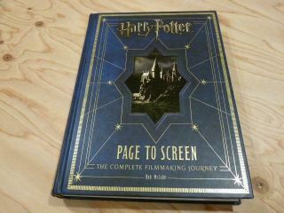 Harry Potter Page To Screen Hardcover Book