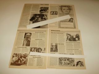 KATE JACKSON scrapbook clippings. 2