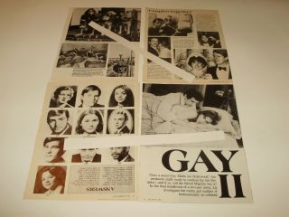 KATE JACKSON scrapbook clippings. 3