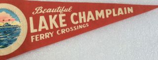 Vintage 1960 ' s Lake Champlain NY Ferry Crossings 14.  5 