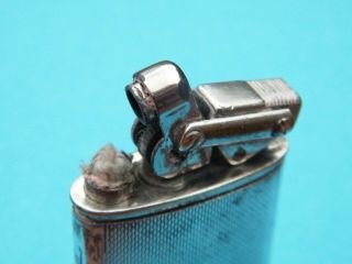 Vintage KW STERLING Silver? Sleeve ELISORN AUTOTANK Petrol Lighter Karl Wieden 3