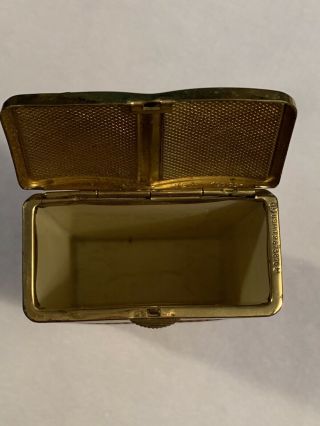 Vintage Princess Gardner Leather Cigarette Pack Holder Hinged Case 5