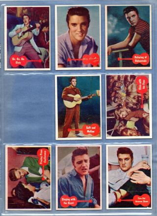Vintage - 1956 Elvis Presley (complete Set) (ex - Mt)