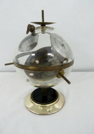 Vintage Sputnik Weather Station Barometer Thermometer Hygrometer West Germany