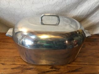 Wagner Ware Sidney O Magnalite 4267 - P Roaster W/ Trivet Aluminum Made In Usa