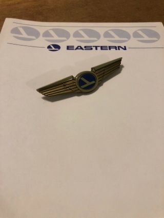 Eastern Airlines Note Pad Kiddie Wings Vintage Eal Logo Aviation Office