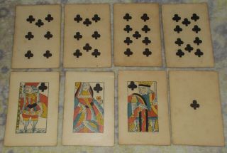 Antique Playing Cards - - Thomas Creswick c.  1830 Piquet Deck 32/32 6