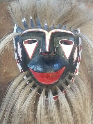 Vintage Yaqui Pascola Mask By Abel Valenzuela