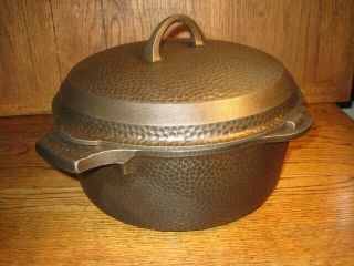 COMPLETE SET GRISWOLD HAMMERED CAST IRON COOKWARE 9