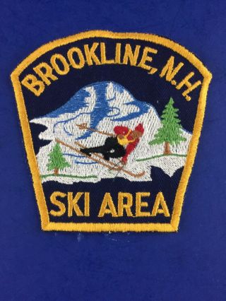 Lost Ski Area Brookline Hampshire Embroidered Patch Old Stock