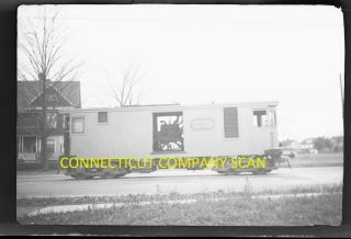 Connecticut Company Negative G.  E.  Freight Motor Car 2023 At Hartford Late 1940