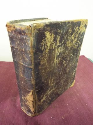 1807 Family Bible Of Robert Miller - Revolutionary War Minute Man