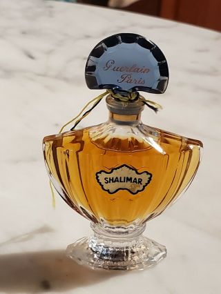 Vintage Shalimar Guerlain Paris 1/2 Oz Bottle 2