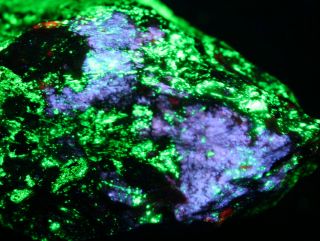 Margarosanite,  Willemite Fluorescent Minerals,  Franklin Nj