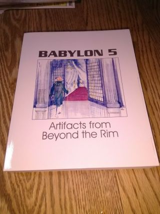 Babylon 5 Scripts Book Artifacts From Beyond The Rim Auto Sign Claudia,  Ivanova