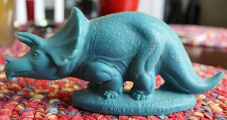 Mold A Rama Triceratops Sinclair Dinoland In Teal Worlds Fair