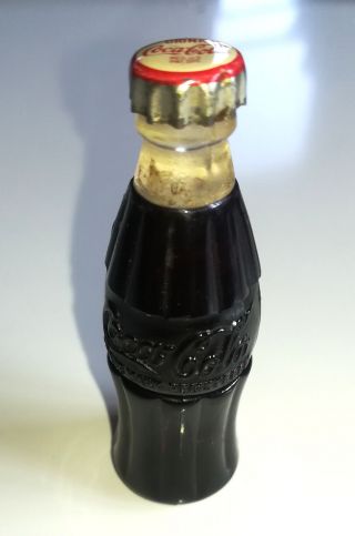 Vintage 1950 ' s Coca Cola Pop Old Bakelite Bottle Petrol Lighter Coke Advertising 3