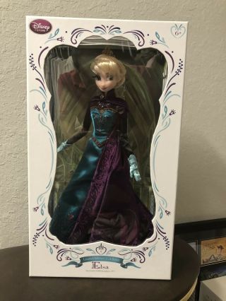 Disney Store Limited Edition Elsa Doll 17 " Frozen Le 5000 -