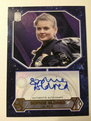 2015 Topps Doctor Who Sophie Aldred As Ace Gold Auto 1/1