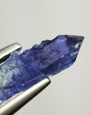 Rare benitoite crystals from the gem mine in California (BHW 28) 2