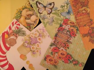Vintage Current Four Seasons Just - A - Notes Critters Fold - A - Note Postalettes 2