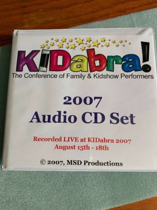 2007 - Audio Cd Set From Kidabra Conference - 8 Sessions Recorded Live