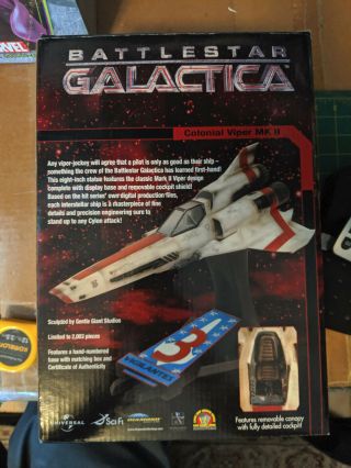 Battlestar Galactica Colonial Viper Mark II by Diamond Select RARE 104 2