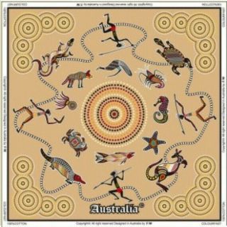 Australian Souvenir Table Cloth - Aboriginal Art