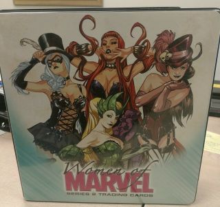 Women Of Marvel Ser 2 Trading Cards - Album - Binder With Exclusive P5