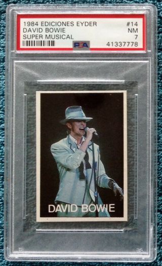 David Bowie 1984 Ediciones Eyder Musical 14 Psa 7 Pop 1 Highest Graded