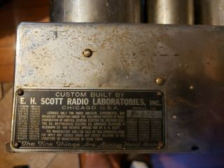 E.  H Scott rare 23 allwave radio chassis 5