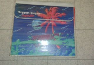 Mead Trapper Keeper Notebook Blue Palm Tree Moonlight Waves Desinger Series Vntg