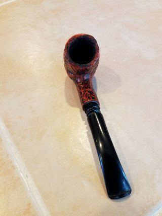 Vintage KAYWOODIE RED ROOT Bent Estate Pipe with 3 - Hole Stinger Sanitized 3
