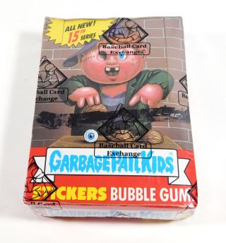 1988 Topps Gpk Garbage Pail Kids Series 15 Box (48 Packs) X - Out Bbce Wrapped