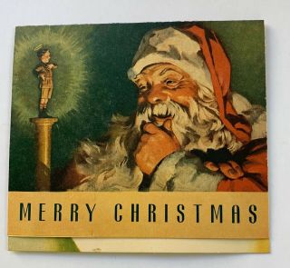 Vintage Christmas Greeting Card Shearer 