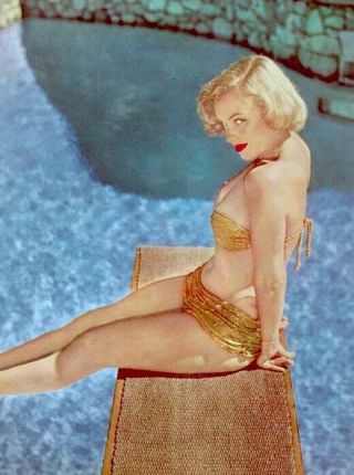 Marilyn Monroe 1953 Vintage Pinup Litho Banned Maco Paul Mechling Photo