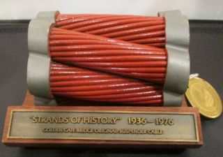 Historical Item Strands Of History - Golden Gate Bridge Cable