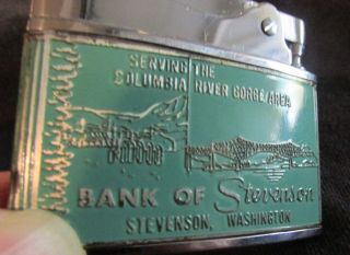 Vintage Rolex Lighter Souvenir From Bank Of Stevenson,  Wa Gorge Area