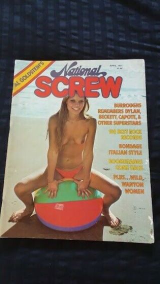 6 Screw Magazines - Al Goldstein National Screw Magazines - 1970 
