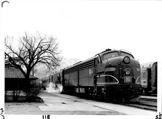 1965 Rock Island E - 8 Train 646 Loco Engine Rail 5x7 Photo X2200s Colorado Sp B