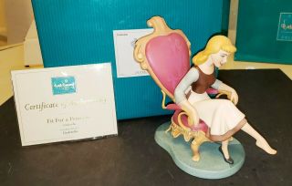 Wdcc Cinderella Fit For A Princess 1202882 W/coa