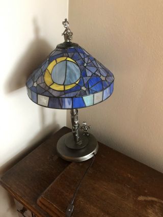 Disney Mickey Minnie Stained Glass Masters Lamp