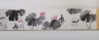 FINE CHINESE HAND PAINTED PAINTING SCROLL BOOK QI BAISHI MARKED (565) 3