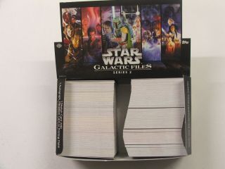 Star Wars Galactic Files Series 2 Set Of 350 Cards & 3 Variants 2013