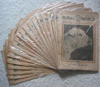 19 Issues Rural World Serial Tarzan And The Jewels Of Opar Edgar Rice Burroughs