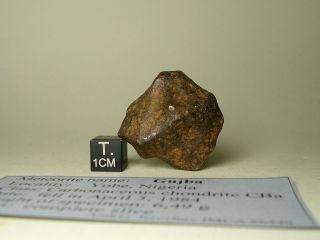 meteorite iron BOXHOLE,  Australia,  complete specimen 42,  7 g 4