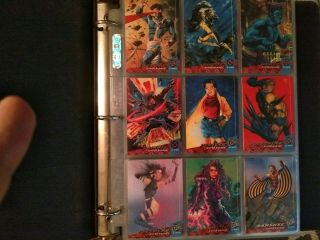 1994 Fleer Ultra Marvel X - Men Complete Master Set - No Walmart Silver X - Overs